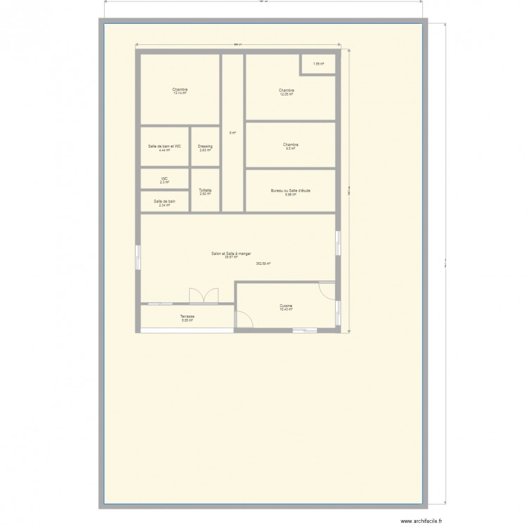 Plan Appart Rostand. Plan de 0 pièce et 0 m2