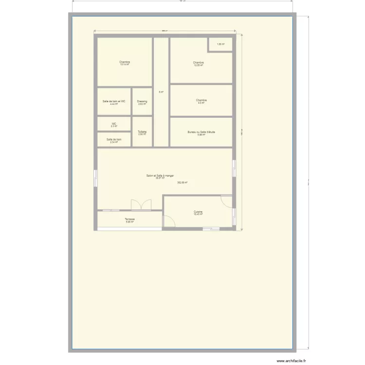 Plan Appart Rostand. Plan de 