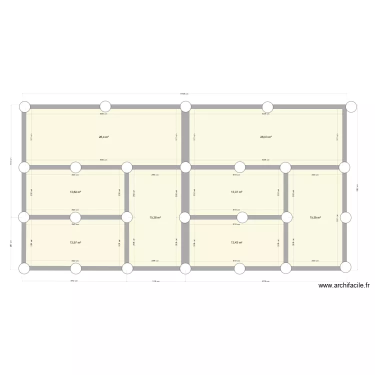 soubassement. Plan de 