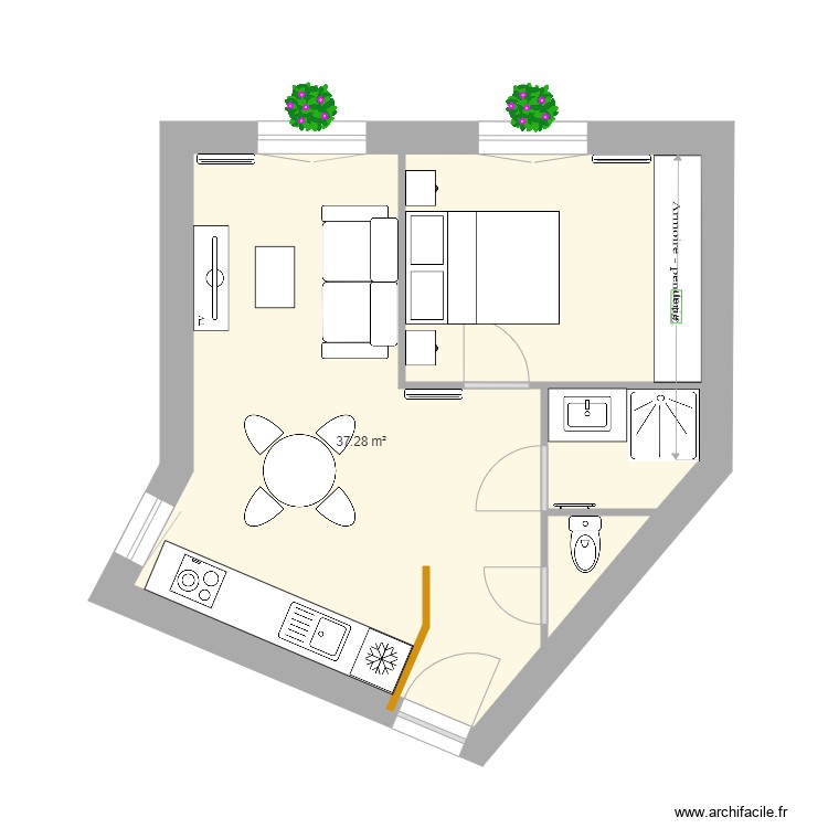 2ème étage. Plan de 0 pièce et 0 m2