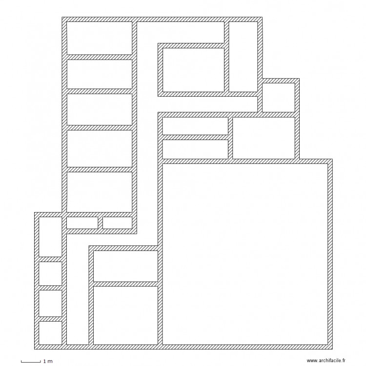 cocci. Plan de 0 pièce et 0 m2