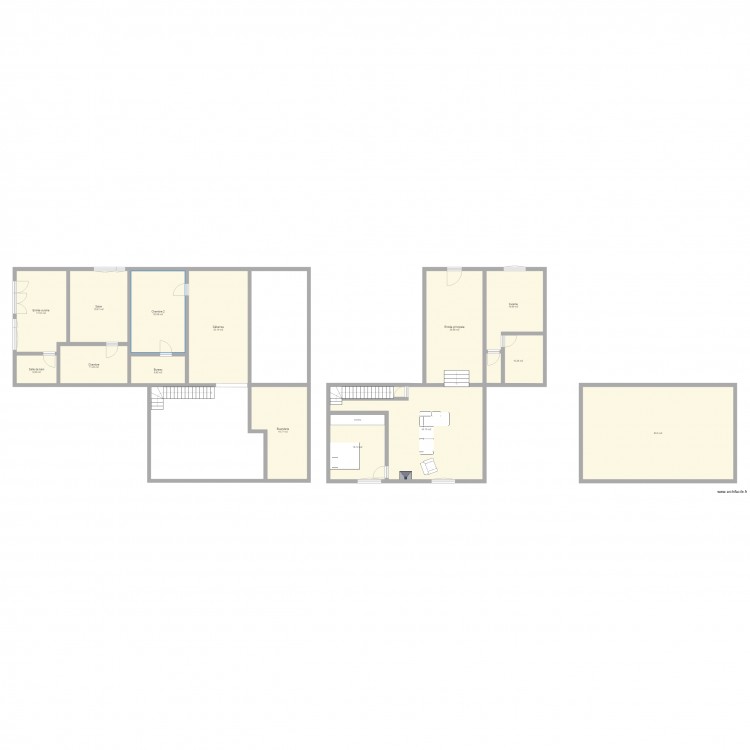 2nd appartement. Plan de 0 pièce et 0 m2