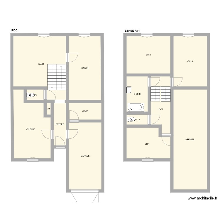 PAULIAT 3. Plan de 0 pièce et 0 m2