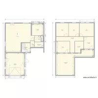 plan avec extension garage 2 NIVEAUX 120818