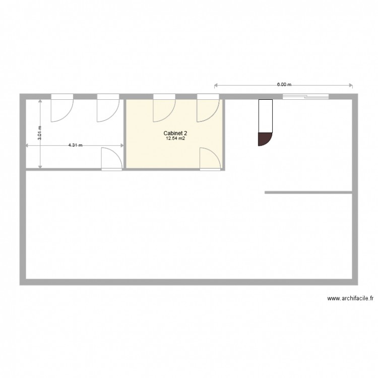 Cabinet Paul. Plan de 0 pièce et 0 m2