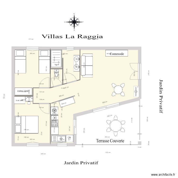 Villas La Raggia 2. Plan de 0 pièce et 0 m2