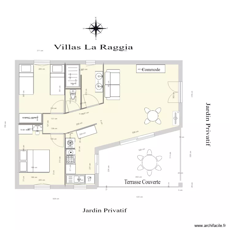 Villas La Raggia 2. Plan de 