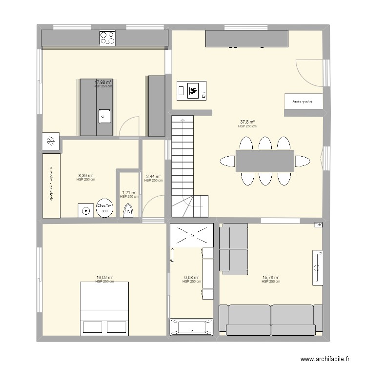 maison2. Plan de 0 pièce et 0 m2