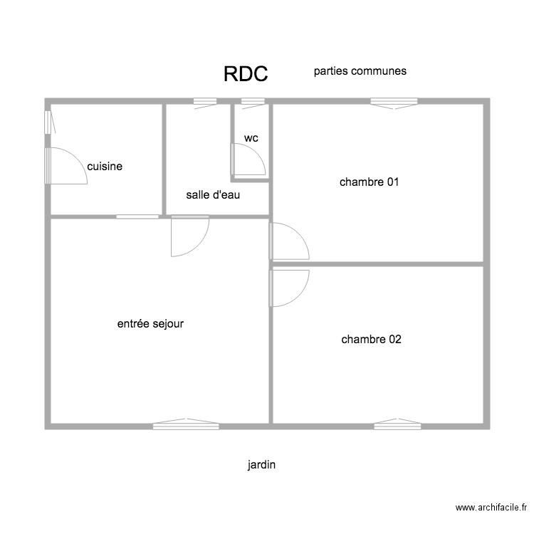 maitre. Plan de 0 pièce et 0 m2