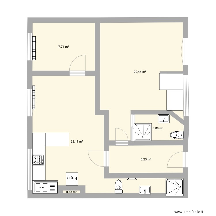 Appartement Union2. Plan de 0 pièce et 0 m2