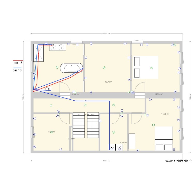 plan  r 1 eau pe. Plan de 0 pièce et 0 m2