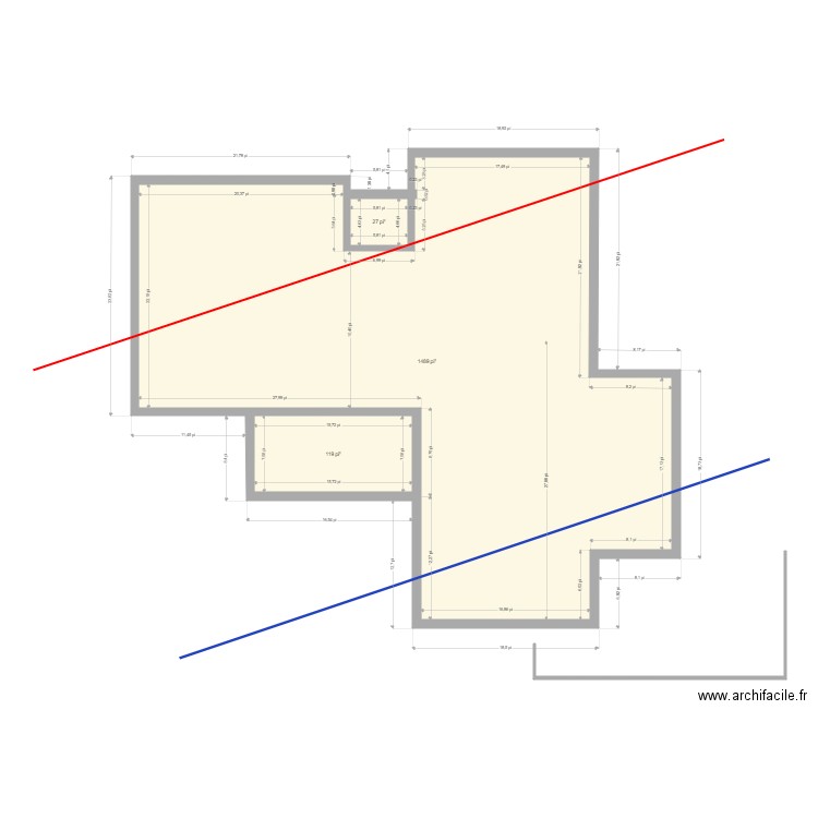 vieux chalet . Plan de 0 pièce et 0 m2