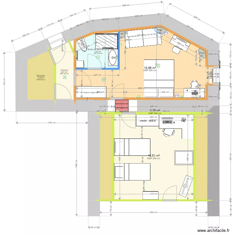 MarSylTour4&eacute;tageV3Meubl&eacute;. Plan de 