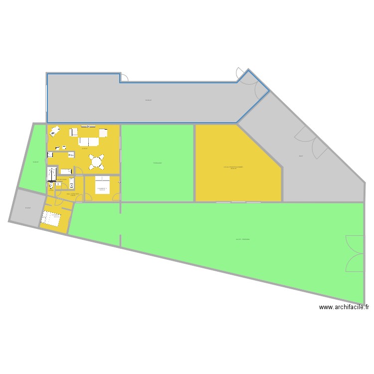 ak99 0705A. Plan de 0 pièce et 0 m2