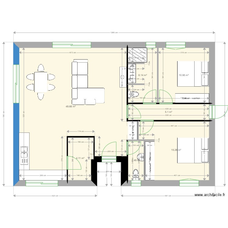 plan laloupe. Plan de 0 pièce et 0 m2