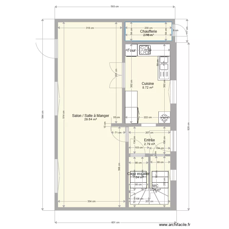 SOLTERRE 3 pl Bourg Aménagement Cuisine v2. Plan de SOLTERRE 3 pl Bourg Aménagement Cuisine v2. Plan de