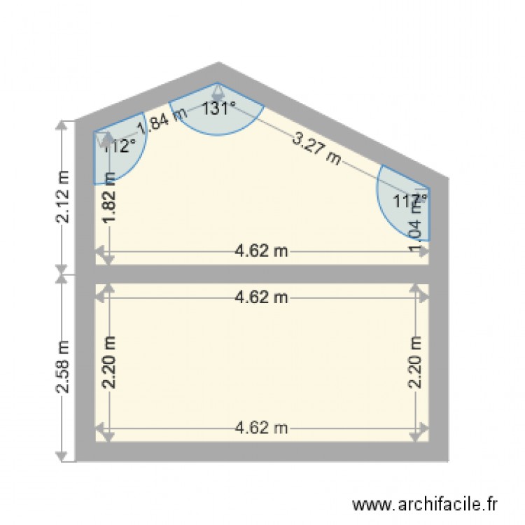 plan mezzanine Lauzier. Plan de 0 pièce et 0 m2