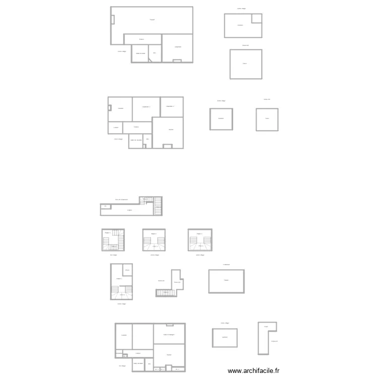 rampes des capucins. Plan de 
