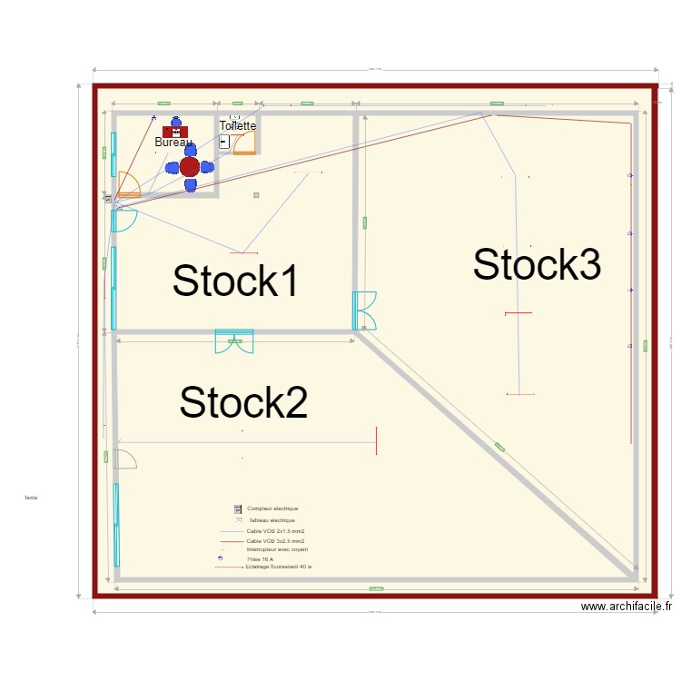 hangar plan electrique2. Plan de 0 pièce et 0 m2