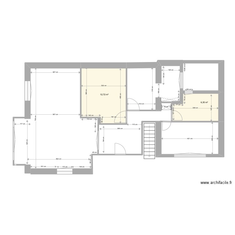 projetDeauville 2. Plan de 2 pièces et 19 m2