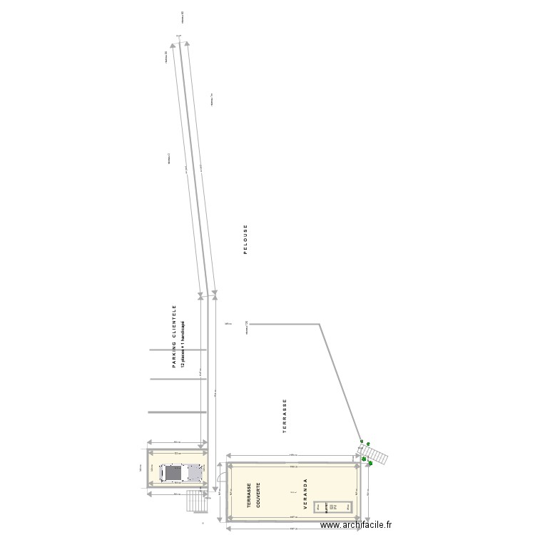 540 plan exterieur. Plan de 0 pièce et 0 m2