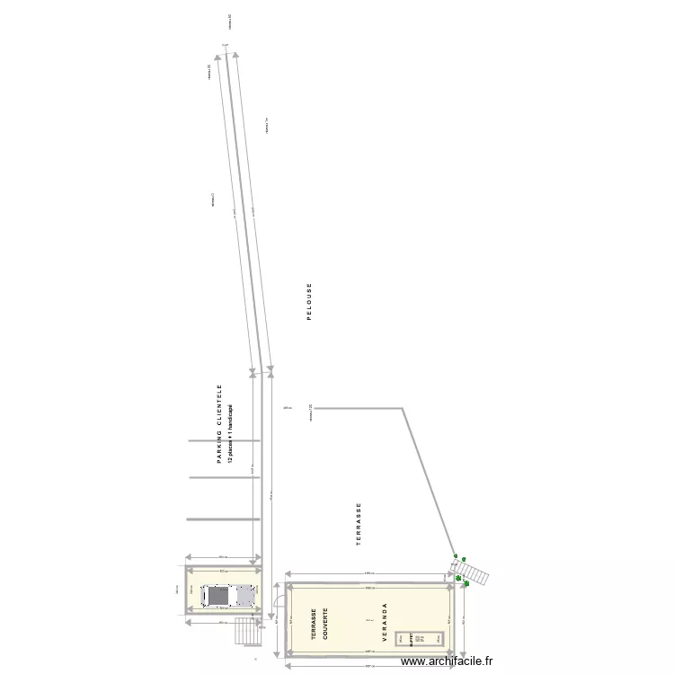 540 plan exterieur. Plan de 