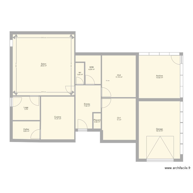 Projet Bureau Logement. Plan de 0 pièce et 0 m2