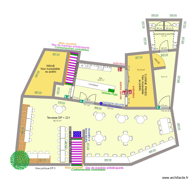 LES REMPARTS RDV APRES TRAVAUX. Plan de 0 pièce et 0 m2