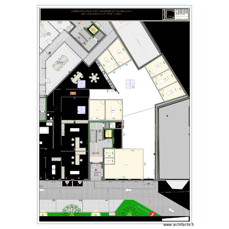 cab sion projet 4 23janvier vide . Plan de 0 pièce et 0 m2