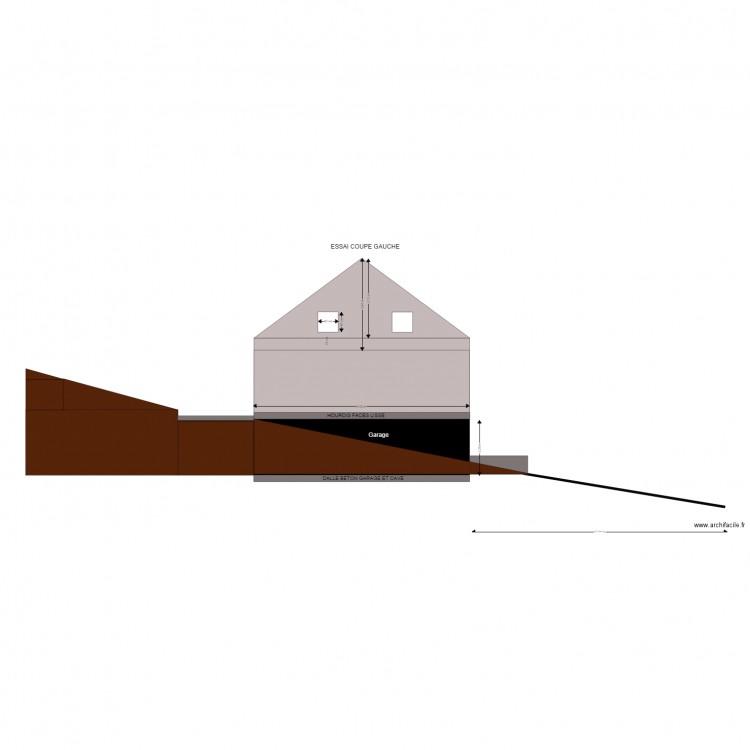 ESSAI COUPE GAUCHE. Plan de 0 pièce et 0 m2