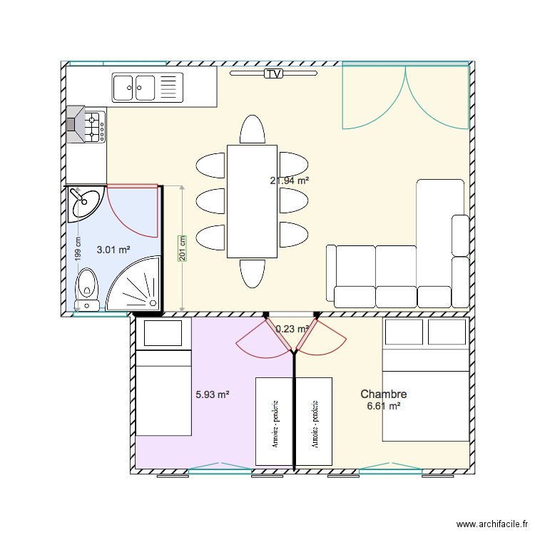 Les Marsouins. Plan de 0 pièce et 0 m2