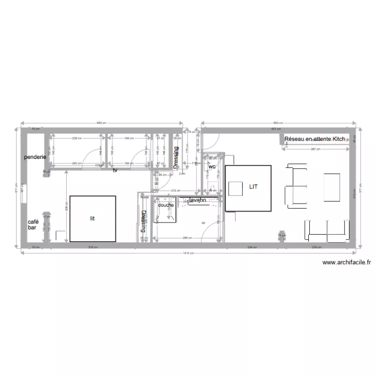 4020 2 CH. Plan de 4020 2 CH. Plan de