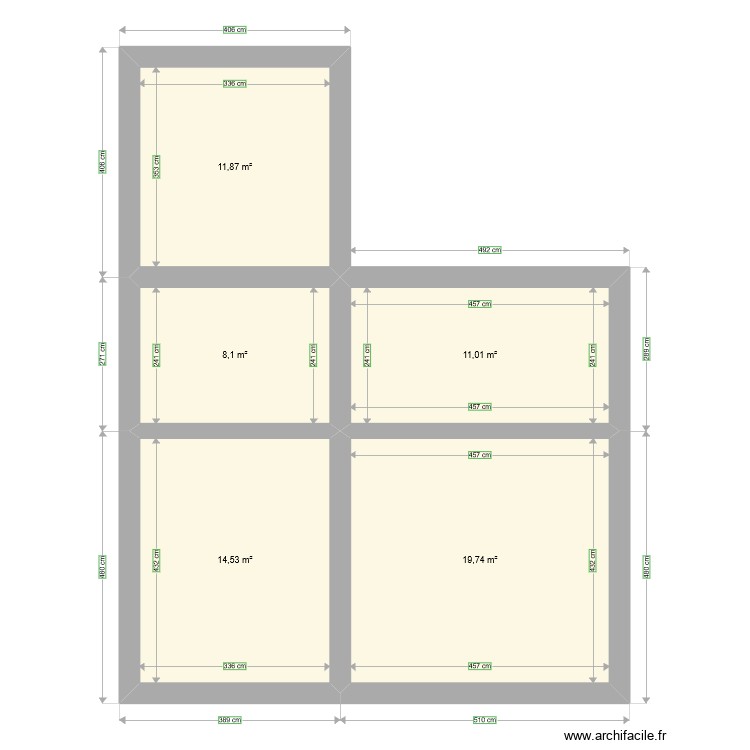 Plan – PONTCARRE EXISTANT – Par d... ️ | ArchiFacile