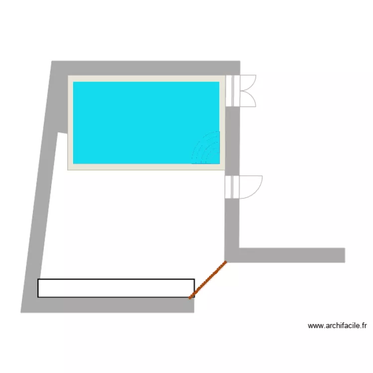 piscine 4. Plan de 