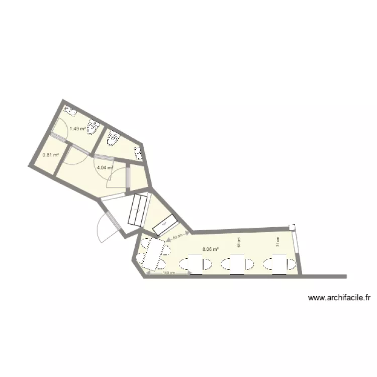 Plan Univers Caf&eacute; Sanitaire. Plan de 