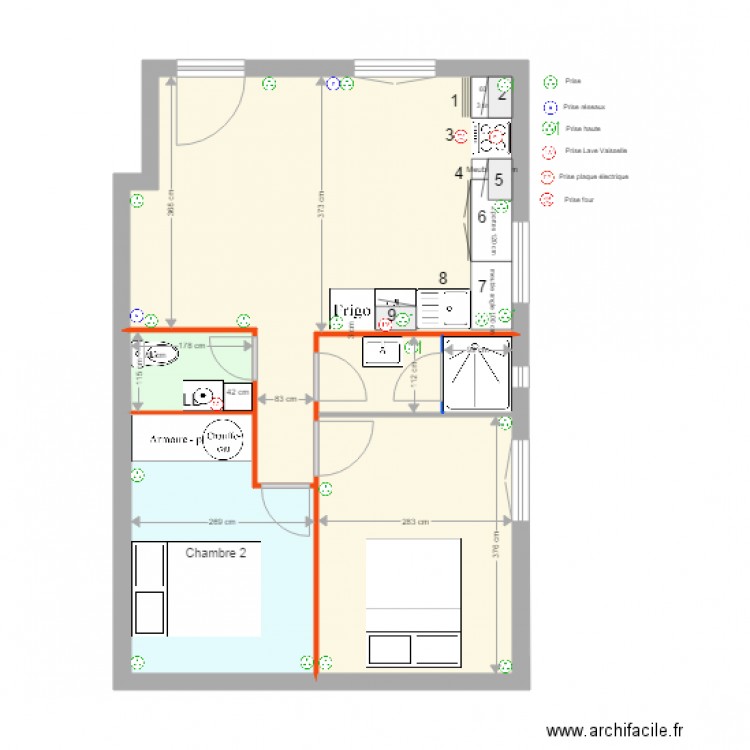 AptSoleMioV18Cuisine. Plan de 0 pièce et 0 m2