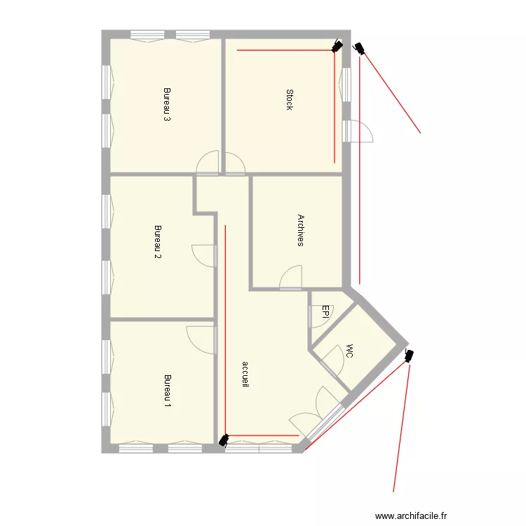 Bureaux FORIEN SARL. Plan de 