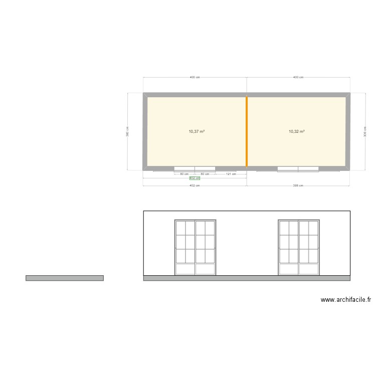 Abri bois et outillage jardin. Plan de 0 pièce et 0 m2