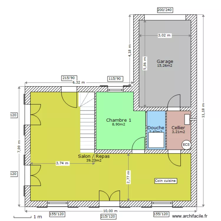BONTEMPS RDC V1. Plan de 