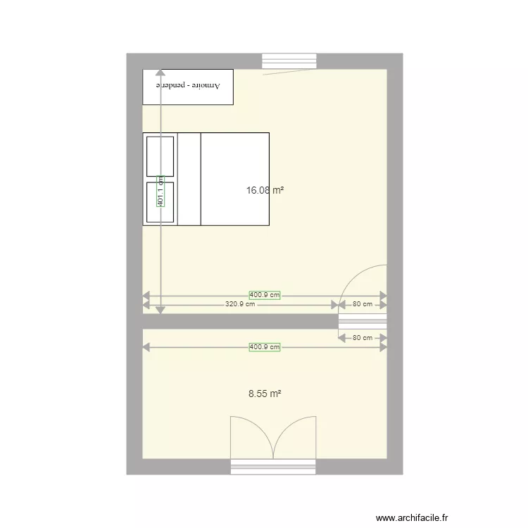 Studio Villageois 2. Plan de Studio Villageois 2. Plan de