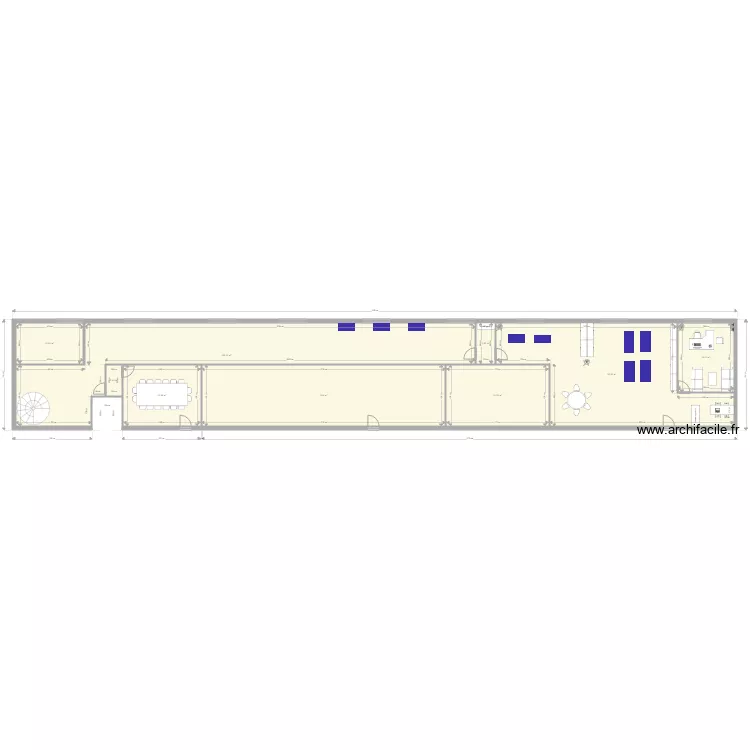 BUREAUX H19. Plan de 