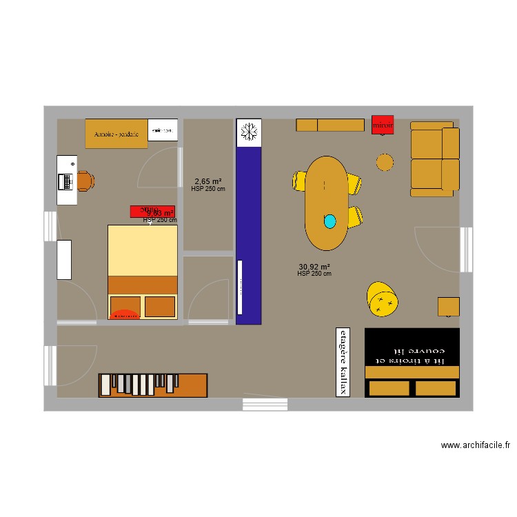 plan de base archi 2. Plan de 0 pièce et 0 m2