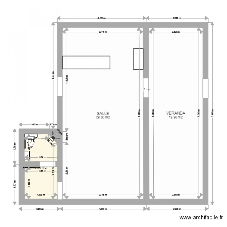 LA BIGOUDENE ECHELLE. Plan de 0 pièce et 0 m2