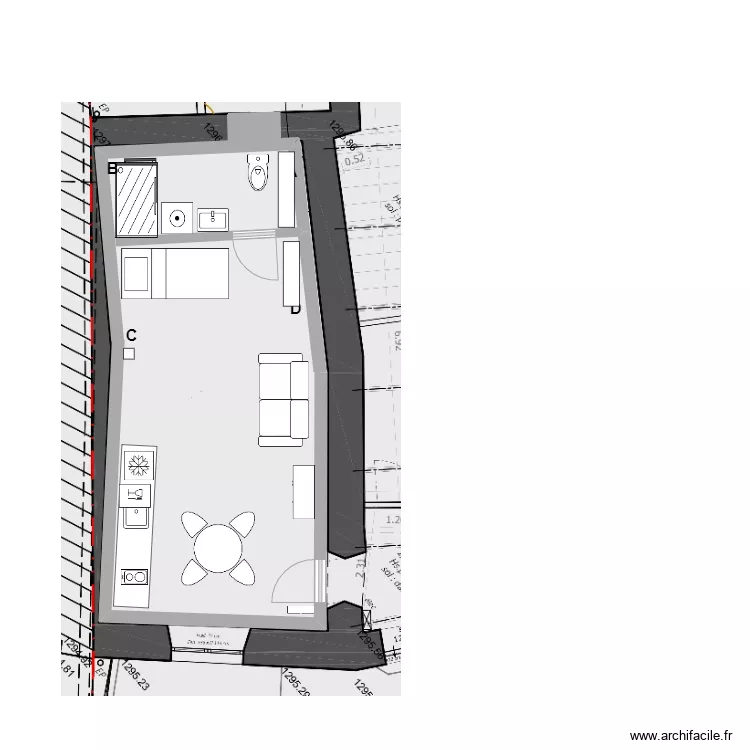 Studio - plan def 1B. Plan de Studio - plan def 1B. Plan de