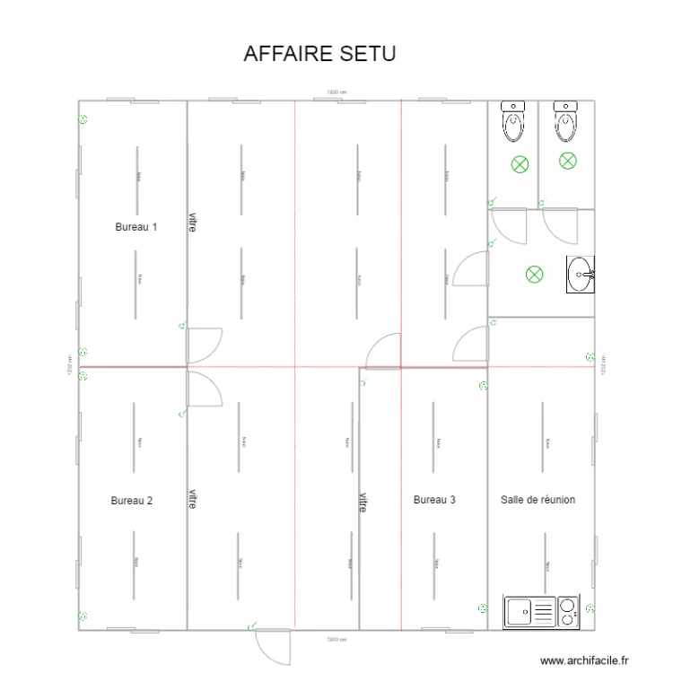AFFAIRE SETU. Plan de 