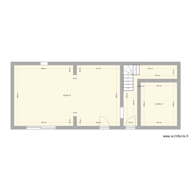 1ere option chambre en bas. Plan de 0 pièce et 0 m2
