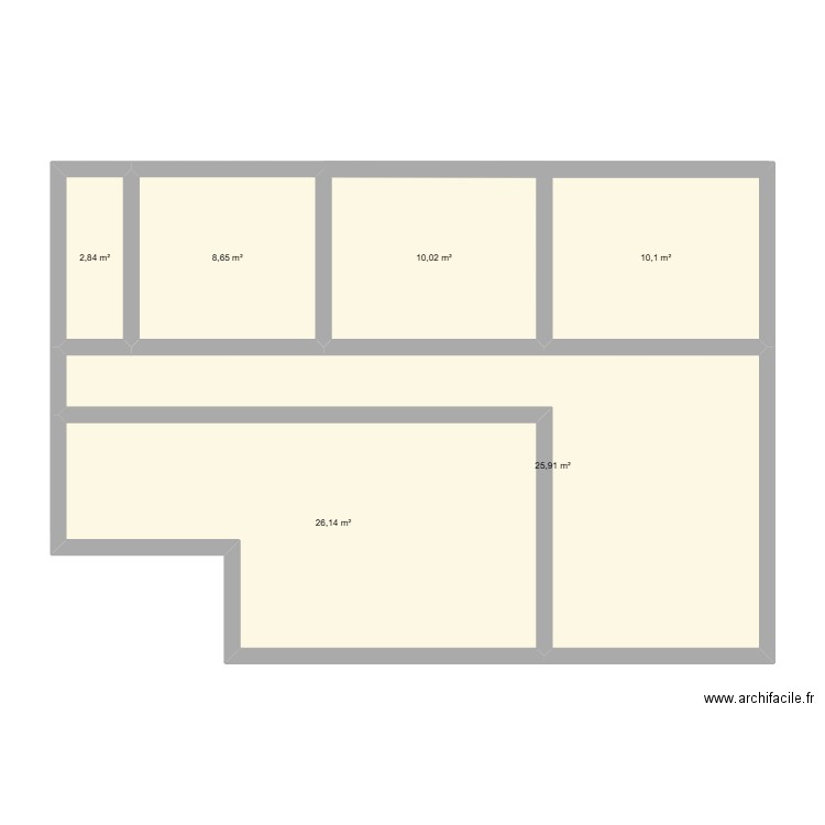 PLAN 2. Plan de 7 pièces et 174 m2