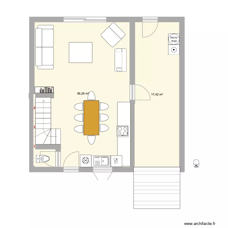 Plan 1. Plan de 2 et 54 m² Plan 1. Plan de 2 et 54 m²