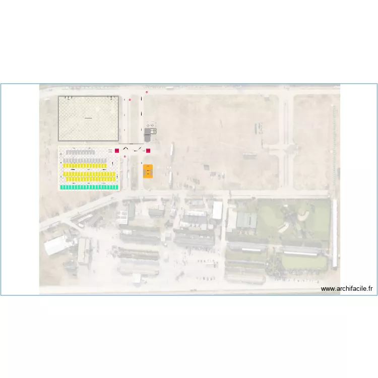 Zone thermique V2. Plan de 