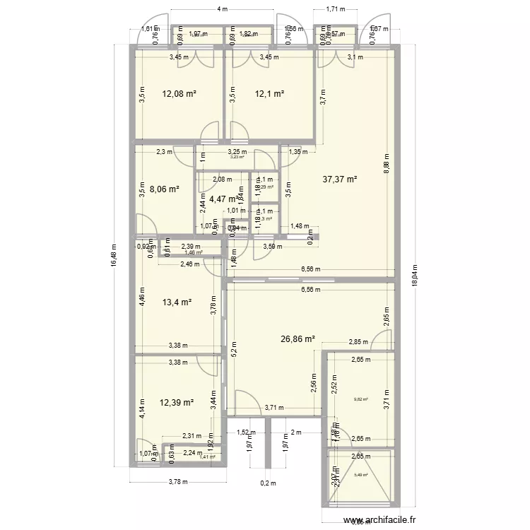 Bosquez - 01. Plan de 19 et 155 m² Bosquez - 01. Plan de 19 et 155 m²